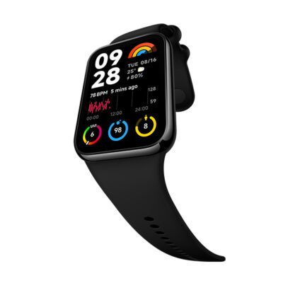 צמיד כושר חכם Xiaomi Smart Band 8 Pro בצבע שחור – תמונה 4