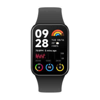 צמיד כושר חכם Xiaomi Smart Band 8 Pro בצבע שחור – תמונה 2