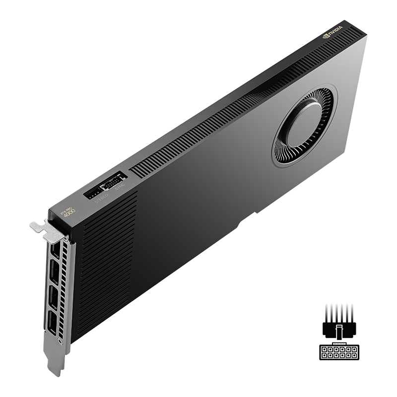 כרטיס מסך NVIDIA RTX PRO 4000 Blackwell 24GB GDDR7 ECC – תמונה 1