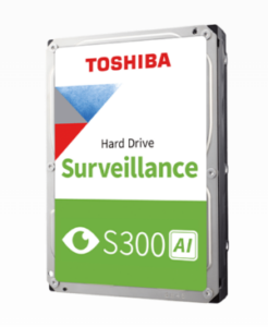כונן Toshiba S300 AI 10TB למערכות מצלמות