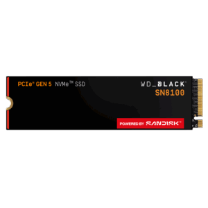 דיסק פנימי WD Black SN8100 1TB NVMe PCIe 5.0 M2 2280