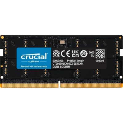 זכרון לנייד Crucial 32GB DDR5 5600MHz SODIMM C46 – תמונה 1