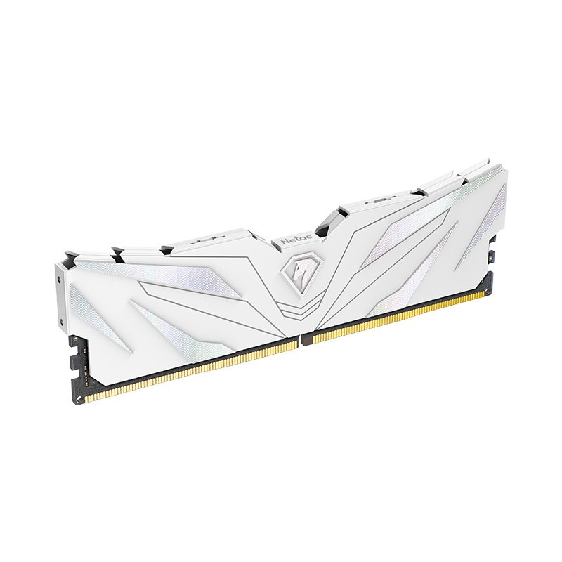 זכרון לנייח NETAC Shadow II DDR5 6000Mhz 32GB 2x16GB C38 WHITE – תמונת מוצר ראשית