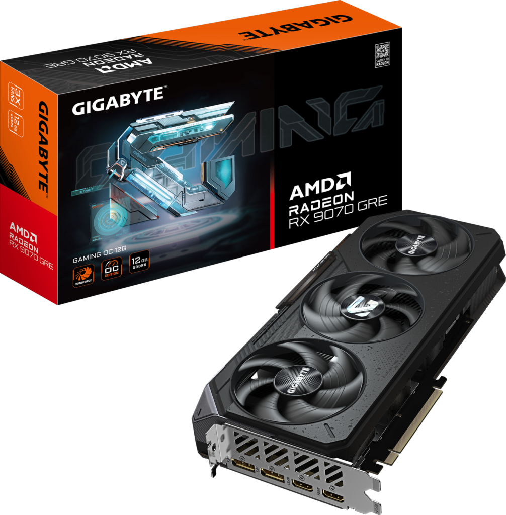 כרטיס מסך Gigabyte RX 9070 GRE GAMING OC 12GB GDDR6 – תמונת מוצר ראשית