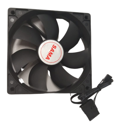 מאוורר למארז SAMA 12CM חיבור MOLEX – תמונת מוצר ראשית
