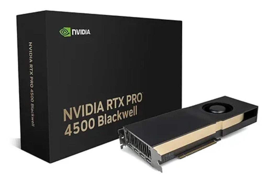 ‏כרטיס מסך NVIDIA RTX PRO 4500 Blackwell 32GB GDDR7 ECC‏ – תמונת מוצר ראשית