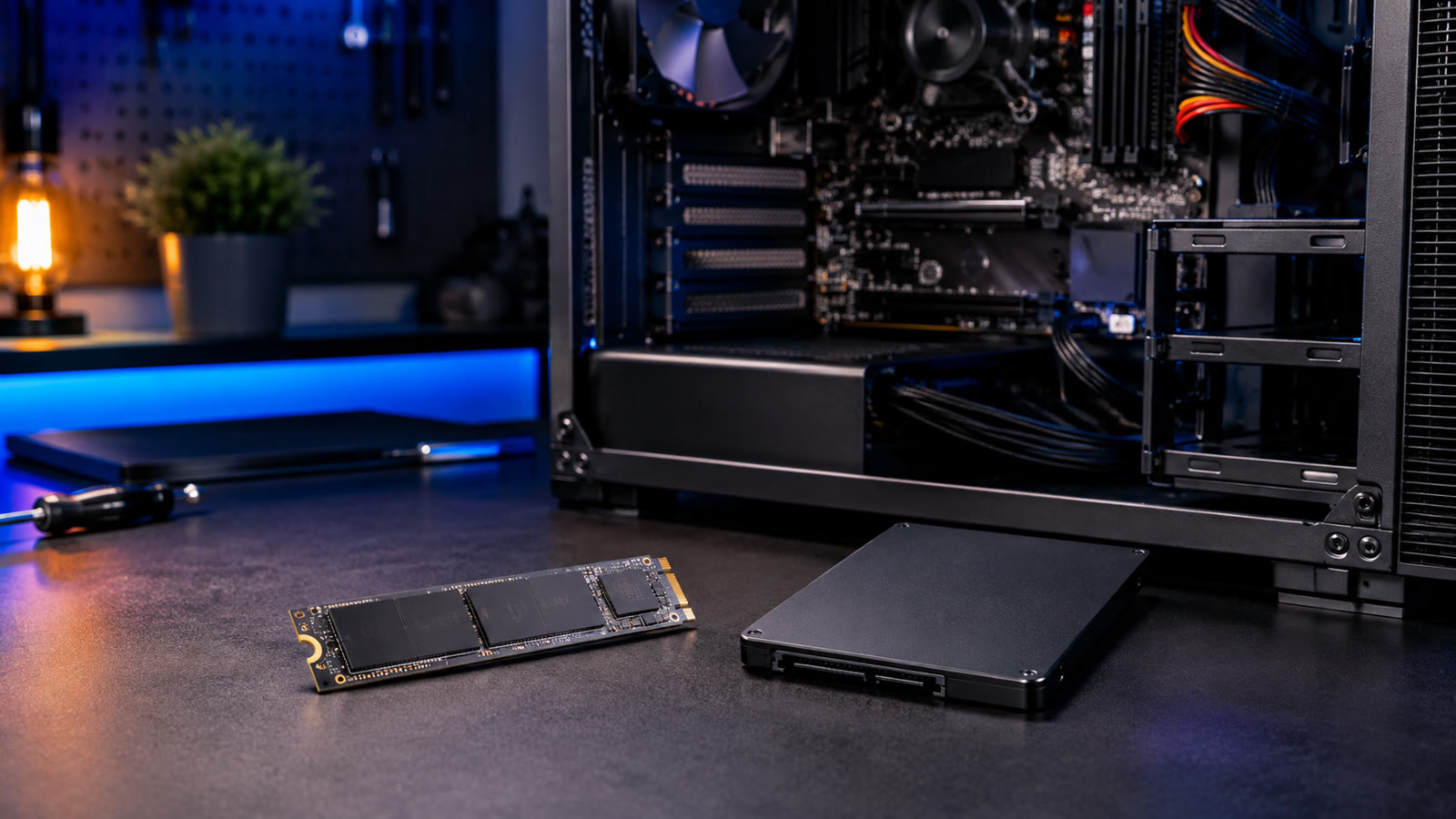 מדריך לבחירת SSD — כונני NVMe ו-SATA ליד מחשב שולחני