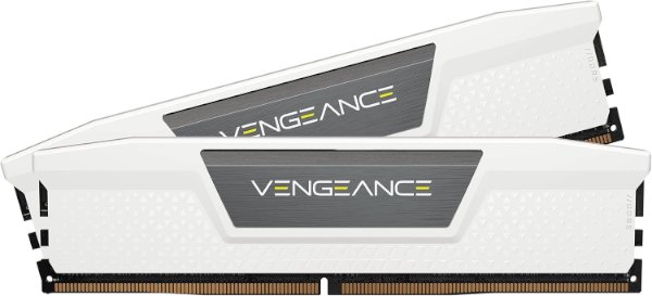 זיכרון Corsair Vengeance DDR5 32GB 2x16GB 6000MT/s CL36 לבן CMK32GX5M2E6000Z36W – תמונת מוצר ראשית