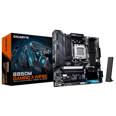 לוח אם GIGABYTE B850M GAMING X WIFI6E 1.1 M-ATX DDR5 AM5 2.5GBE – תמונת מוצר ראשית