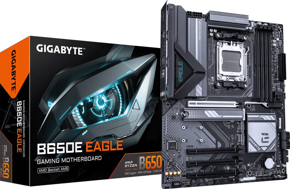 לוח אם Gigabyte B650E EAGLE AM5 ATX DDR5 – תמונת מוצר ראשית