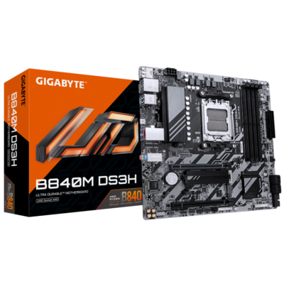 לוח אם Gigabyte B840M DS3H for AMD AM5 DDR5 HDMI DP – תמונת מוצר ראשית