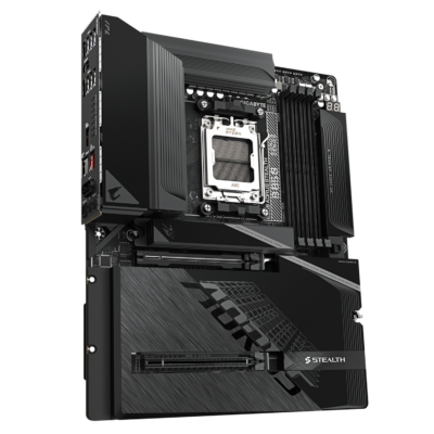 לוח אם עם מחברי חשמל מאחור Gigabyte B850 A STEALTH AM5 DDR5 WIFI7 – תמונה 3