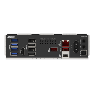 לוח אם עם מחברי חשמל מאחור Gigabyte B850 A STEALTH AM5 DDR5 WIFI7 – תמונה 4