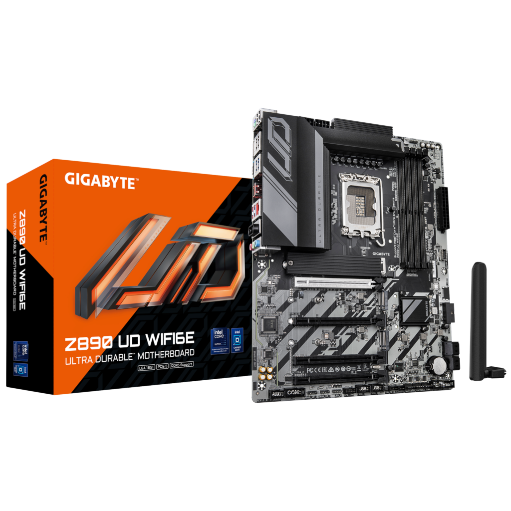 לוח לאינטל דור 15 Gigabyte Z890 UD WIFI6E 1.2 2.5GBE LAN ATX – תמונת מוצר ראשית