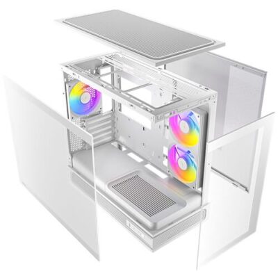 מארז ANTEC C2M ARGB Compact Micro-ATX Case 270Degrees Full View – תמונה 5
