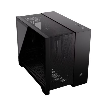 מארז Corsair 2500D AIRFLOW Mini-Tower mATX NO FANS Black – תמונה 2