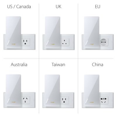 מגדיל טווח ASUS RP-AX58 AX3000 WiFi 6 AiMesh 90IG07C0-MO0C10 – תמונה 5