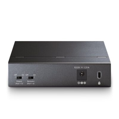 מתג שולחני לא מנוהל TP-Link TL-SG1005P עם 5 יציאות Gigabit ו-4 יציאות PoE+‎, תקציב 65W – תמונה 2