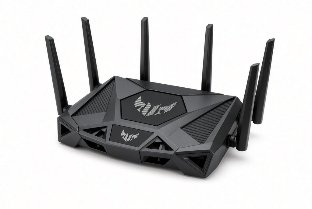 נתב ASUS TUF BE6500 WIFI7 Dual Band 4x2.5G 6 ANT USB Mesh – תמונת מוצר ראשית
