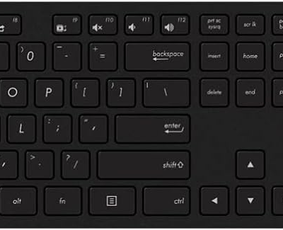 סט מקלדת ועכבר אלחוטיים ASUS W5000 Copilot Black W5000-BK – תמונה 2