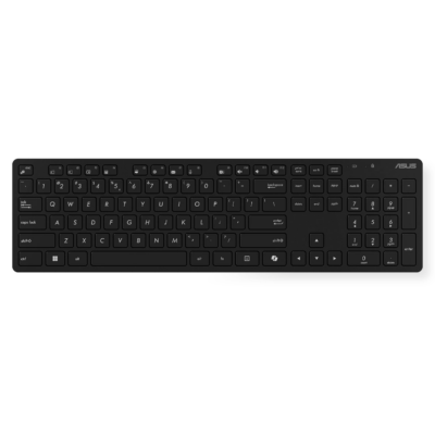 סט מקלדת ועכבר אלחוטיים ASUS W5000 Copilot Black W5000-BK – תמונה 4
