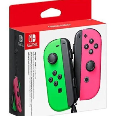 Nintendo Switch Joy-Con ירוק/ורוד – תמונה 2