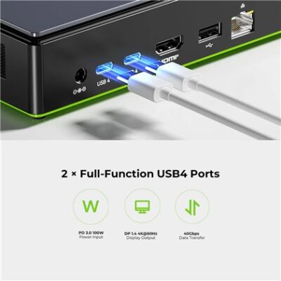 מחשב מיני GMKtec NucBox K13 Intel Core Ultra 7 256V 16GB 1TB Windows 11 Pro (Intel NucBox K13-1TB) – תמונה 6