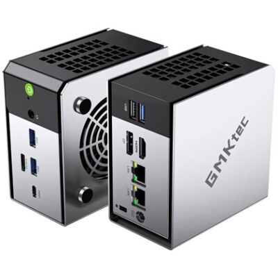 מחשב מיני GMKtec NucBox M8 AMD Ryzen 5 PRO 6650H 16GB 512GB Windows 11 Pro (AMD NucBox M8-512GB) – תמונה 2