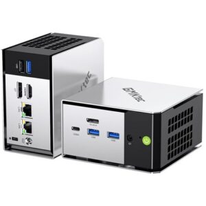 מחשב מיני GMKtec NucBox M8 AMD Ryzen 5 PRO 6650H 16GB 512GB Windows 11 Pro (AMD NucBox M8-512GB)