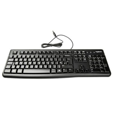 מקלדת Logitech K120 חוטית USB שחורה (920-00249-40) – תמונה 3