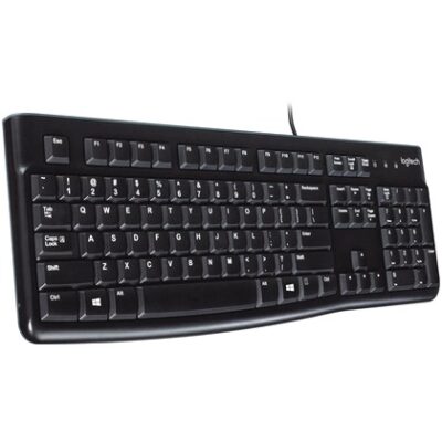 מקלדת Logitech K120 חוטית USB שחורה (920-00249-40) – תמונה 4