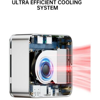 מחשב מיני GMKtec NucBox G10 AMD Ryzen 5 3500U 16GB 1TB Windows 11 Pro (AMD NucBox G10-1TB) – תמונה 6