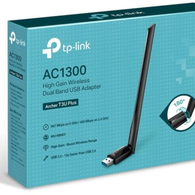 מתאם רשת אלחוטי TP-Link Archer T3U-PLUS ‏AC1300 בחיבור USB – תמונה 2