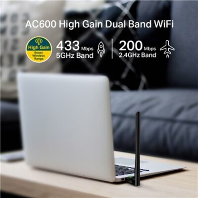 מתאם רשת אלחוטי TP-Link Archer T2U Plus ‏AC600 בחיבור USB – תמונה 6