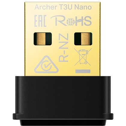 מתאם רשת אלחוטי TP-Link Archer T3U Nano ‏AC1300 בחיבור USB