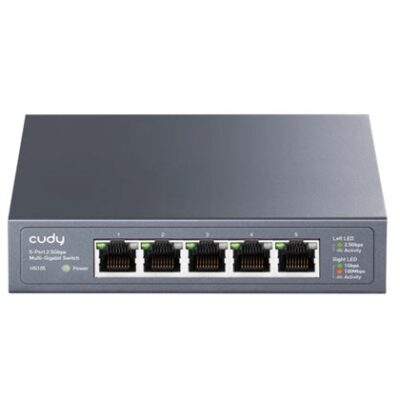 מתג רשת Cudy HS105-IL עם 5 יציאות Ethernet במהירות 2.5Gbps