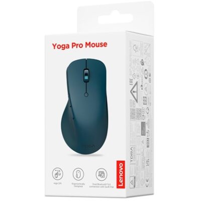 עכבר Bluetooth נטען Lenovo Yoga Pro Tidal Teal GY51P14335 – תמונה 2