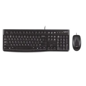 סט מקלדת ועכבר Logitech MK120 חוטי בפריסה עברית (920-002545)