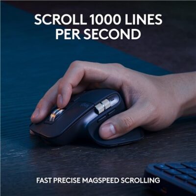 סט Logitech MX Keys S ועכבר MX Master 3S גרפיט (92001-161-40) – תמונה 6