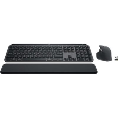 סט Logitech MX Keys S ועכבר MX Master 3S גרפיט (92001-161-40)