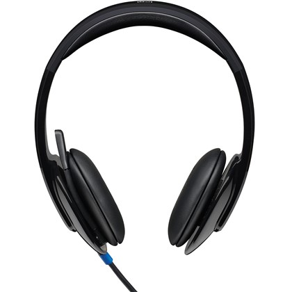 אוזניות Logitech H540 סטריאו עם מיקרופון USB-A (981-000480)
