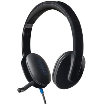 אוזניות Logitech H540 סטריאו עם מיקרופון USB-A (981-000480) – תמונה 2