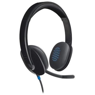 אוזניות Logitech H540 סטריאו עם מיקרופון USB-A (981-000480) – תמונה 4
