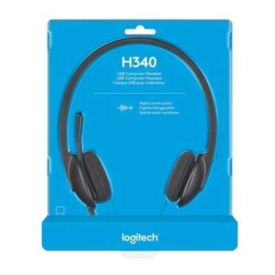 אוזניות Logitech H340 סטריאו עם מיקרופון USB-A (981-000475) – תמונה 3