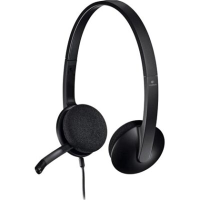 אוזניות Logitech H340 סטריאו עם מיקרופון USB-A (981-000475) – תמונה 2