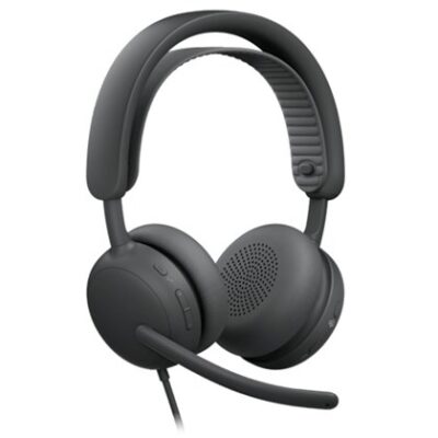 אוזניות Logitech Zone Wired 2 for Business Teams בצבע גרפיט (981-001615) – תמונה 4