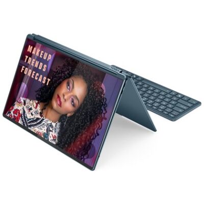 מחשב נייד Lenovo Yoga Book 9 14IAH10 83KJ001LIV — Intel Core Ultra 9 285H, 32GB LPDDR5X, 1TB SSD, שני מסכי OLED מגע בגודל 14 אינץ׳, 2880×1800 ו־120Hz כל אחד – תמונה 6