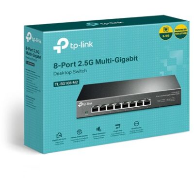 מתג רשת TP-Link TL-SG108-M2 עם 8 יציאות 2.5Gbps – תמונה 3
