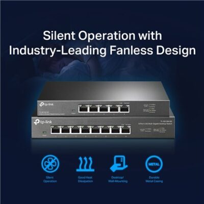 מתג רשת TP-Link TL-SG108-M2 עם 8 יציאות 2.5Gbps – תמונה 5