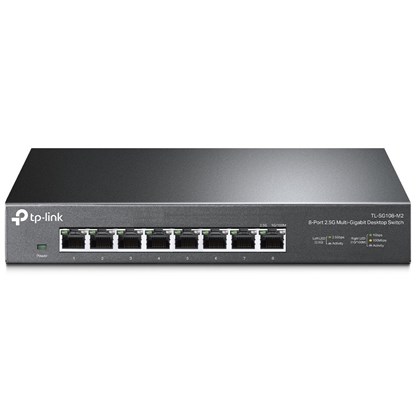 מתג רשת TP-Link TL-SG108-M2 עם 8 יציאות 2.5Gbps